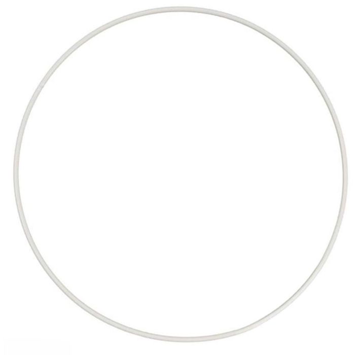 Bare metal circle, dia. 50 cm, white, 1 pc