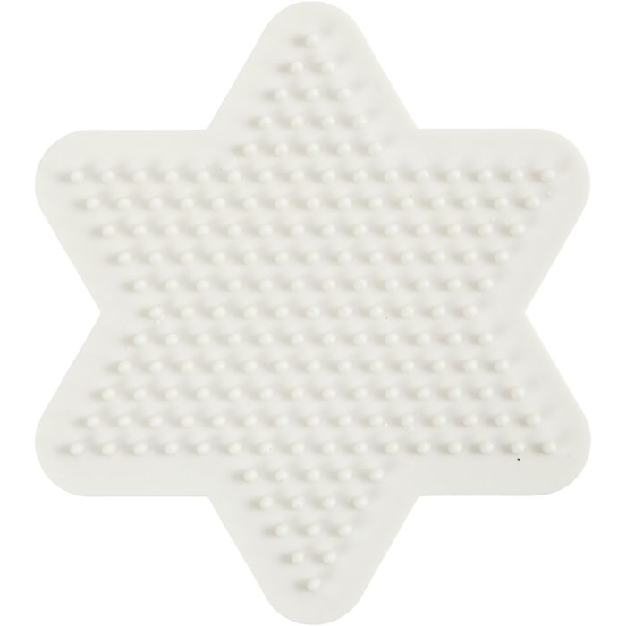 NABBI BioBeads Pegboard, star, size 9,8x9,8 cm, medium, 1 pc