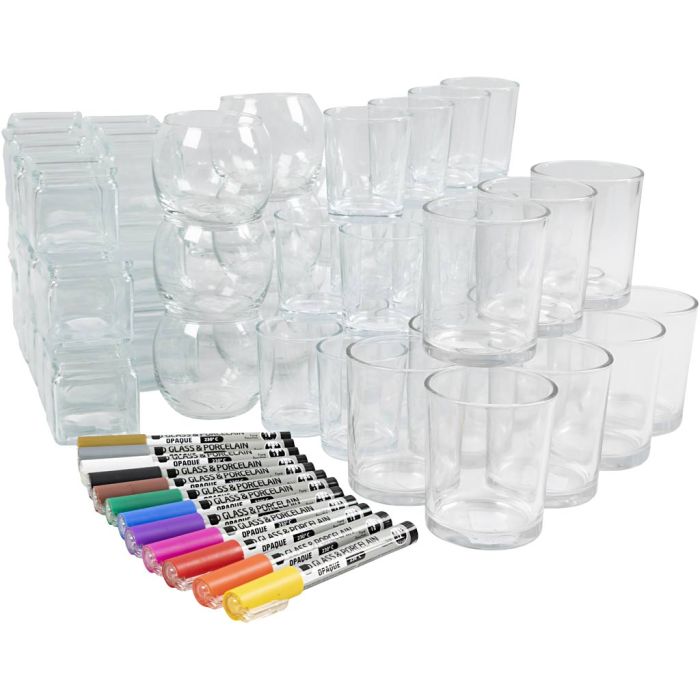 Group Craft Kit Candle Light Holders, 1 set
