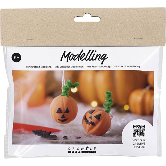 Mini Craft Kit Modelling, Pumpkin, 1 pack