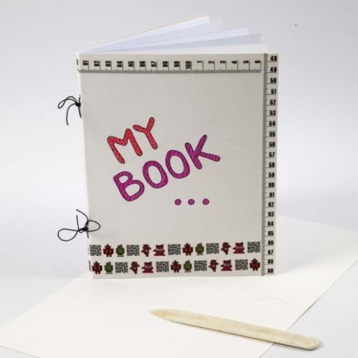 A Scrapbook made from Construction Card and Copy Paper
