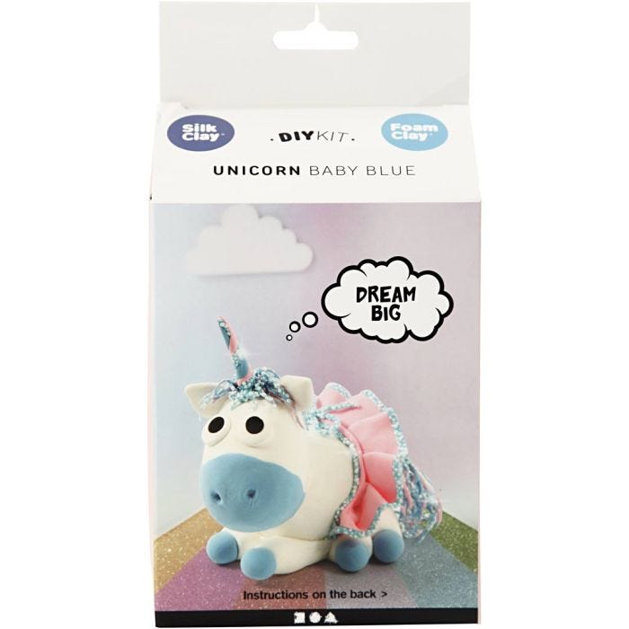 Funny Friends, Unicorn, blue, 1 pack