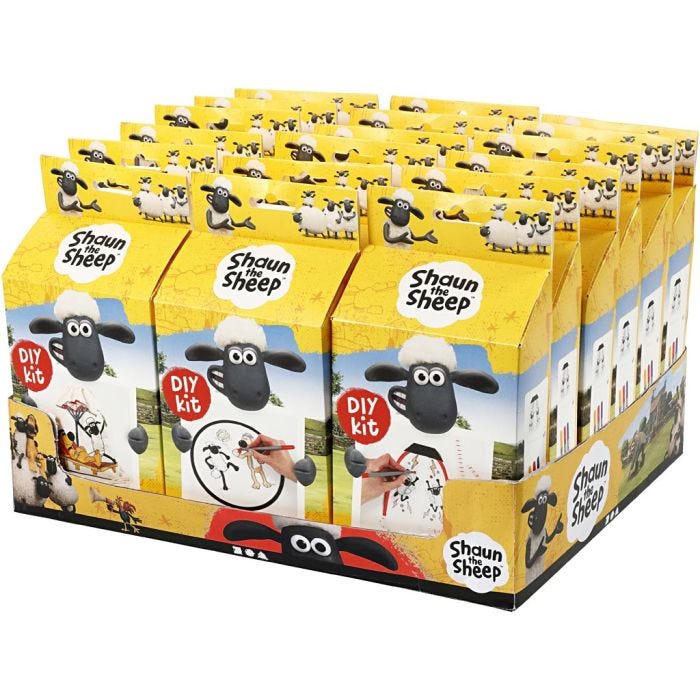Table display with material kits, 18 set/ 1 pack
