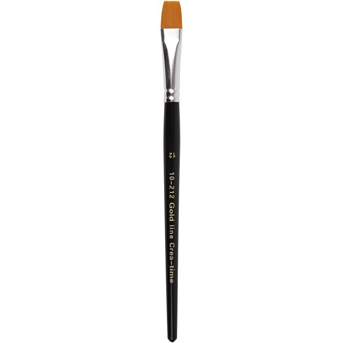 Nylon Brushes, no. 11, L: 19 cm, W: 9 mm, flat, 6 pc/ 1 pack