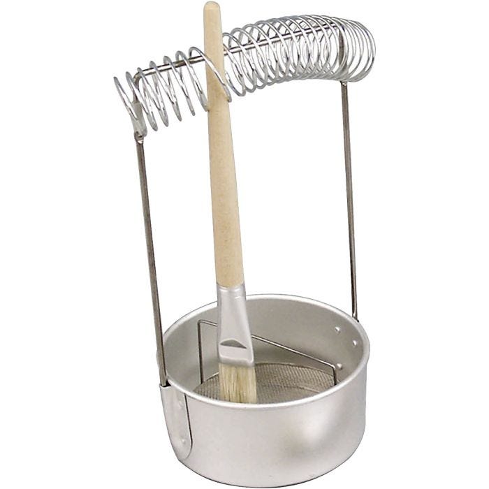 Brush Washer, H: 21 cm, dia. 11 cm, 1 pc