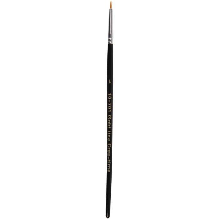 Nylon Brushes, 0, L: 17 cm, W: 1 mm, round, 12pc/ 1 pack