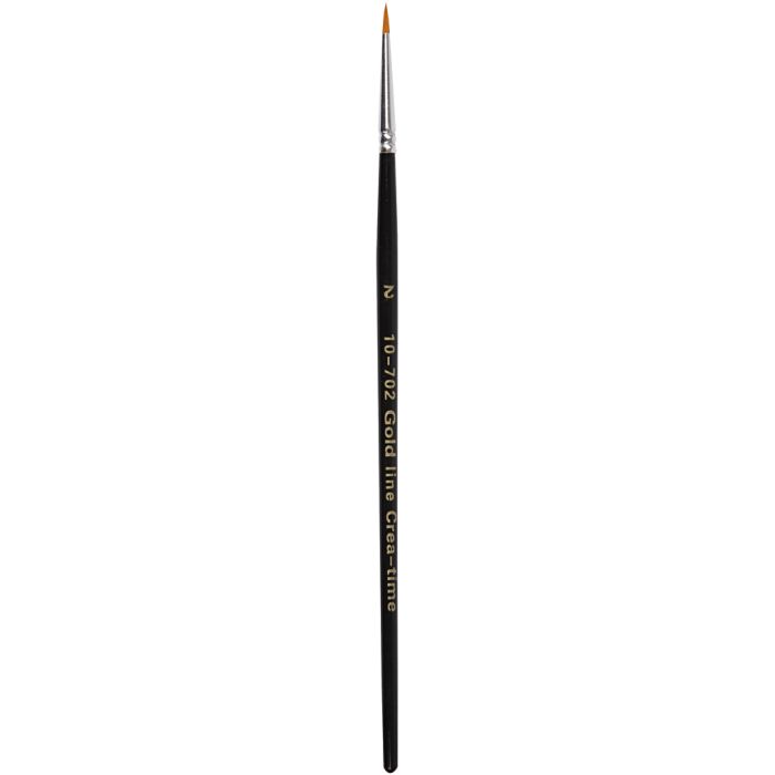 Nylon Brushes, no. 2, L: 17 cm, W: 2 mm, round, 12 pc/ 1 pack