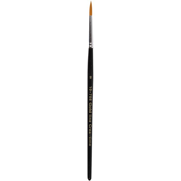 Nylon Brushes, 8, L: 18,5 cm, W: 3 mm, round, 12pc/ 1 pack