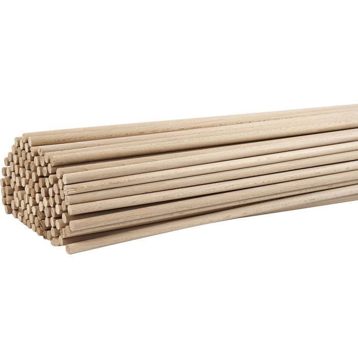Stick, L: 60 cm, dia. 8 mm, 10 pc/ 1 pack