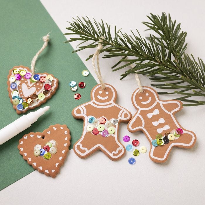 Julekager i Silk Clay®