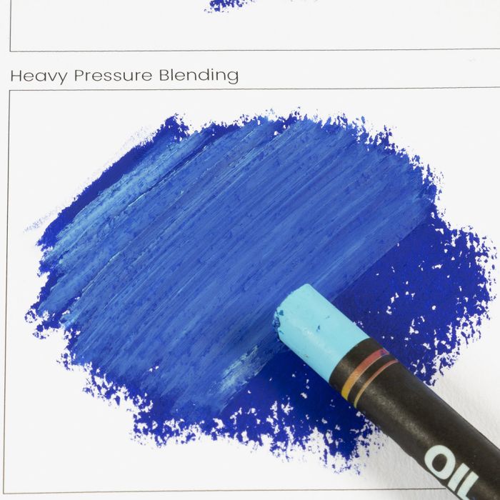 How to mix colours using heavy pressure