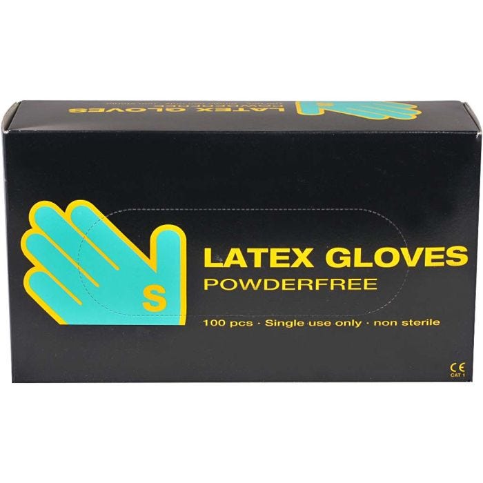 Latex Gloves, size small , 100 pc/ 1 pack