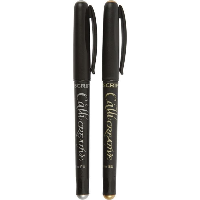 Calligraphy Marker, thickness 2.4 mm, 2 pc/ 1 pack