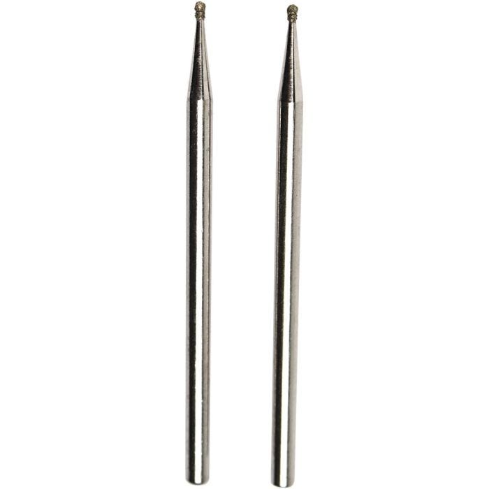 Diamond Grinding Bits, size 1,0 mm, 2 pc/ 1 pack