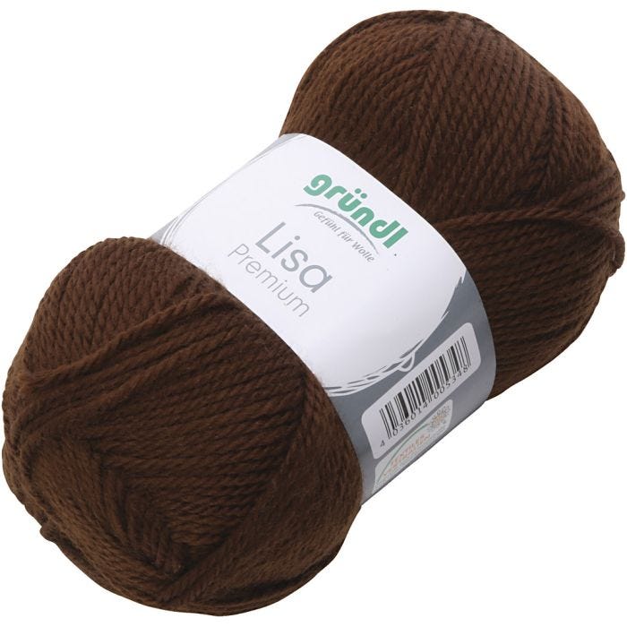 brown, 50 g/ 1 ball