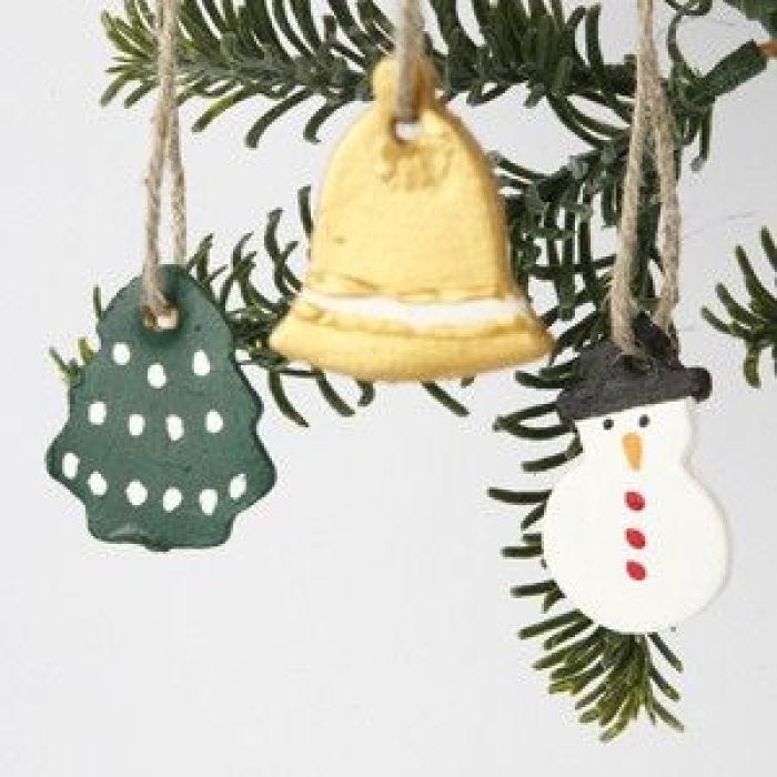 Small Clay Decorations for Hanging