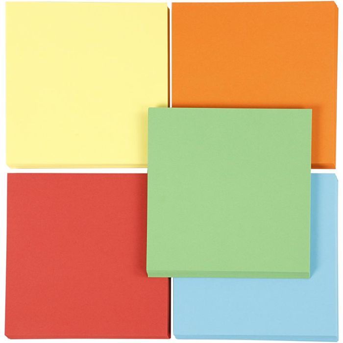Origami Paper, size 15x15 cm, 80 g, 5x80 sheet/ 1 pack