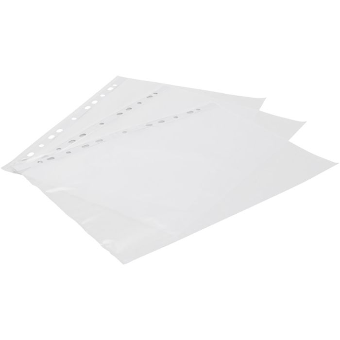 Plastic Pockets, A4, sheet 210x297 mm, thickness 0,04 mm, 1000 pc/ 1 pack