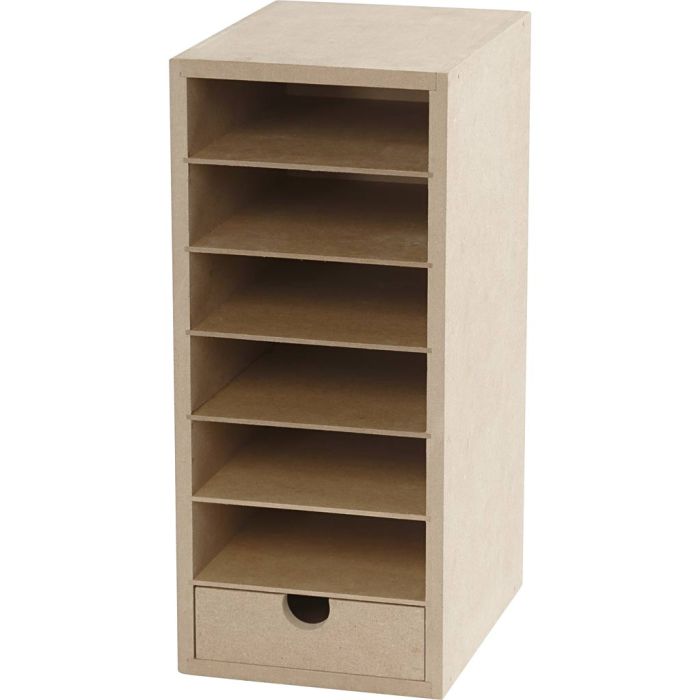 Paper Storage Unit, H: 31,5 cm, D. 18 cm, W: 14 cm, A6, 1 pc