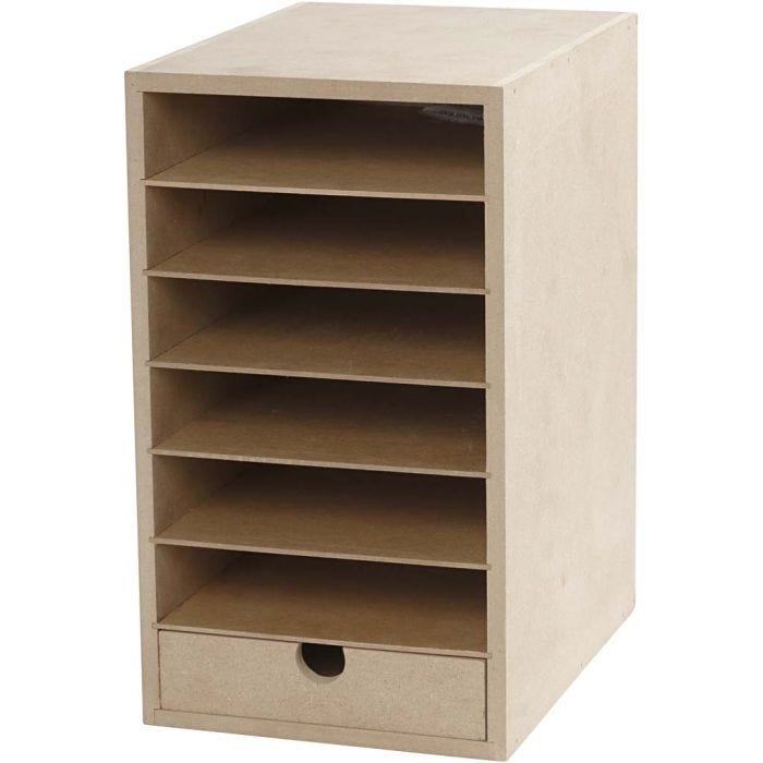 Paper Storage Unit, H: 31,5 cm, D. 24,5 cm, W: 18 cm, A5, 1 pc