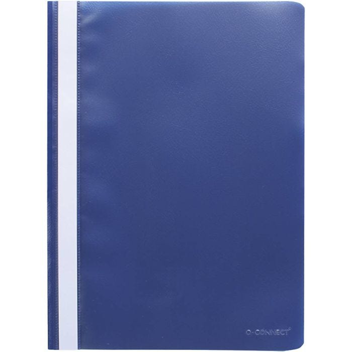 Plastic presentation folders, blue, 1 pc