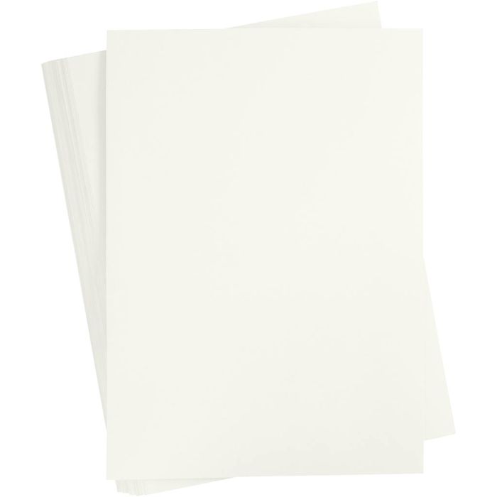 Card, A2, sheet 420x594 mm, 180 g, off-white, 100 sheet/ 1 pack