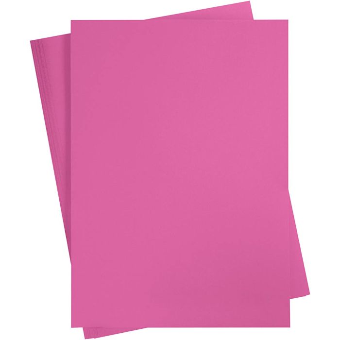 Card, A2, sheet 420x594 mm, 180 g, pink, 100 sheet/ 1 pack