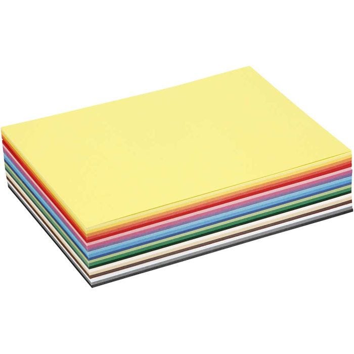 Creative Card, A5, sheet 148x210 mm, 180 g, assorted colours, 60 ass sheets/ 1 pack