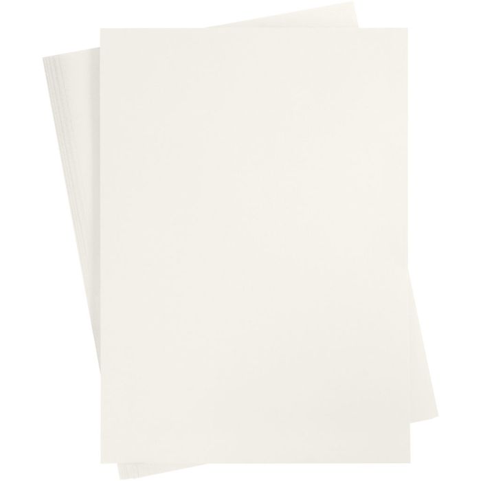 Card, A2, sheet 420x594 mm, 180 g, off-white, 10 sheet/ 1 pack