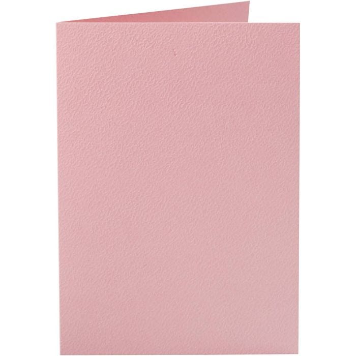 Cards, card size 10,5x15 cm, 220 g, rose, 10pc/ 1 pack