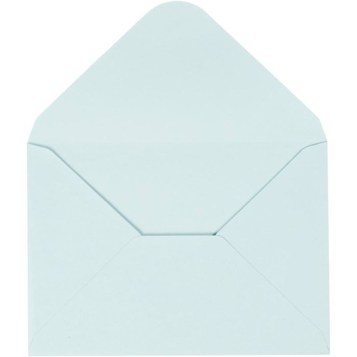 Envelopes, envelope size 11,5x16 cm, 110 g, light blue, 10 pc/ 1 pack