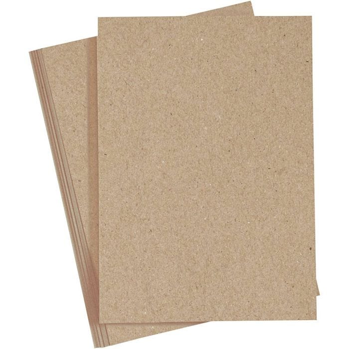 Paper, A4, sheet 210x297 mm, 120 g, natural, 20 pc/ 1 pack