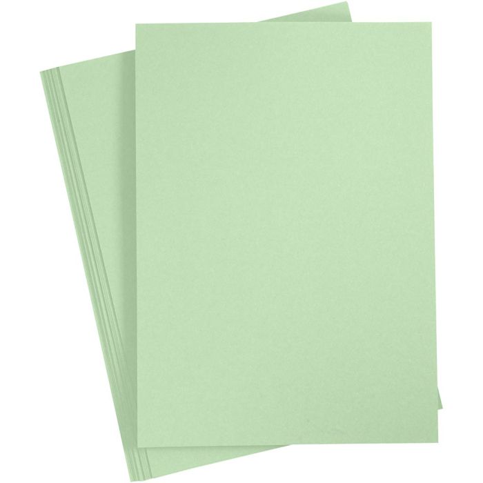 Paper, A4, sheet 210x297 mm, 80 g, light green, 20 pc/ 1 pack