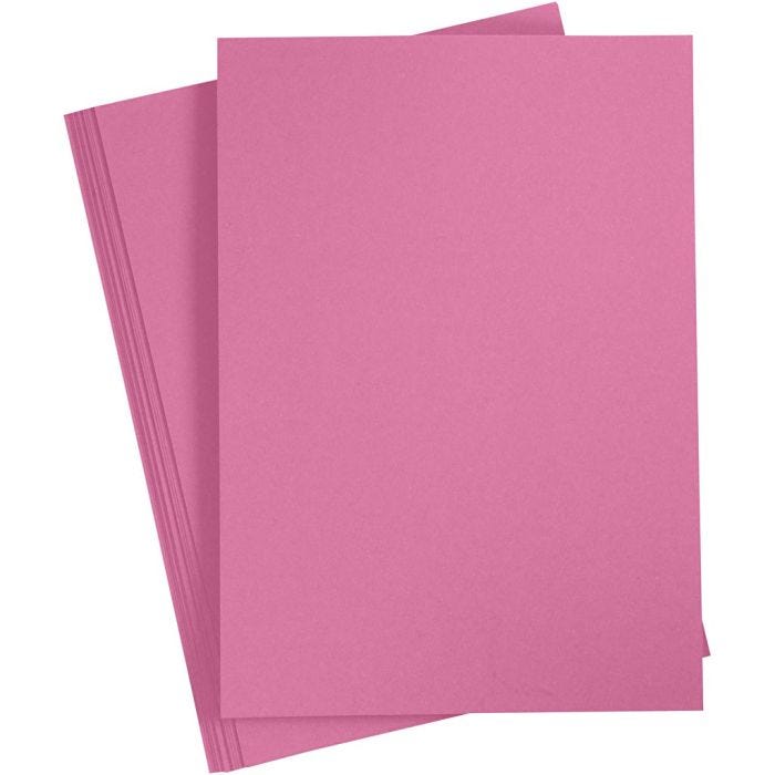 Paper, A4, sheet 210x297 mm, 80 g, pink, 20 pc/ 1 pack