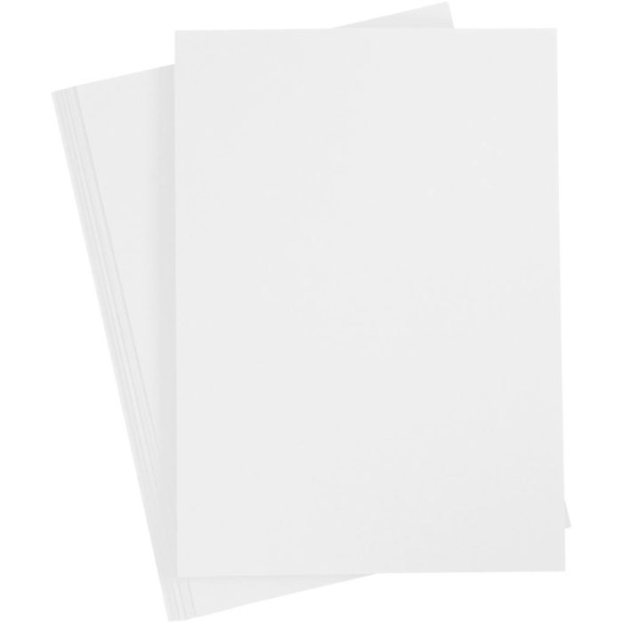 Card, A4, sheet 210x297 mm, 220 g, white, 10 pc/ 1 pack