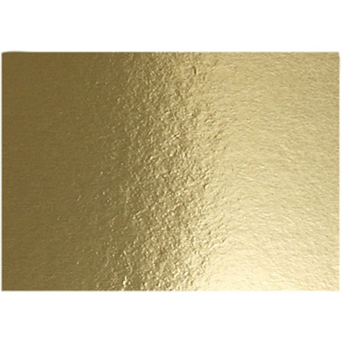 Metallic Foil Card, A4, sheet 210x297 mm, 280 g, gold, 10 sheet/ 1 pack