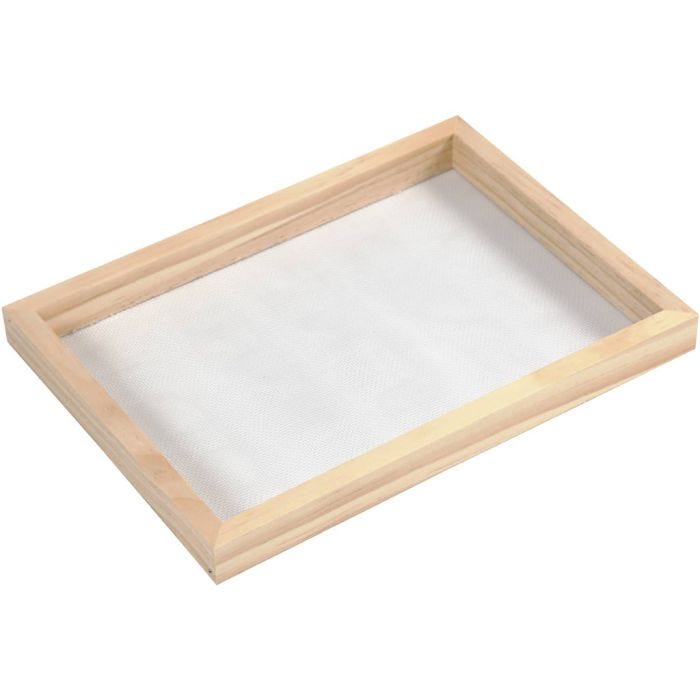 Paper making frame mould, A5, size 23x17x2cm cm, 20 mesh, 1 pc
