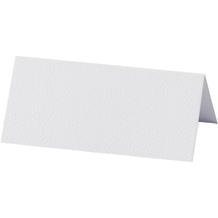 Table place cards, size 9x4 cm, 220 g, white, 20 pc/ 1 pack