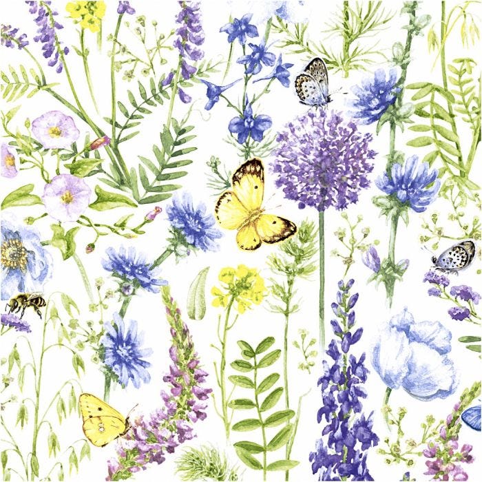 Table Napkins, Spring, size 33x33 cm, 20 pc/ 1 pack