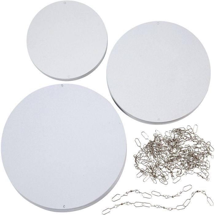 Mobile Ornaments, dia. 12+15+18 cm, 300 g, 20 set/ 1 pack
