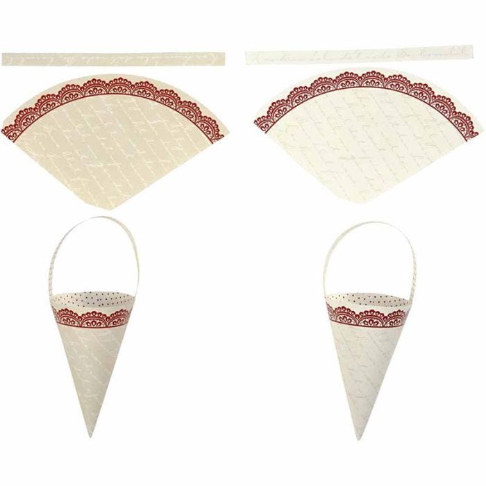 Cones, H: 13 cm, 160 g, 10 pc/ 1 pack