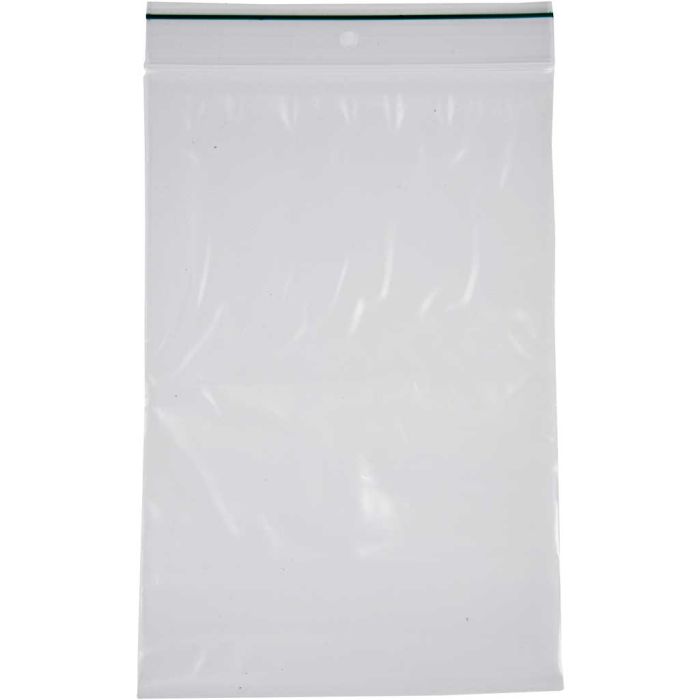 Zip-lock Bag, size 12x18 cm, thickness 0,05 mm, 100 pc/ 1 pack