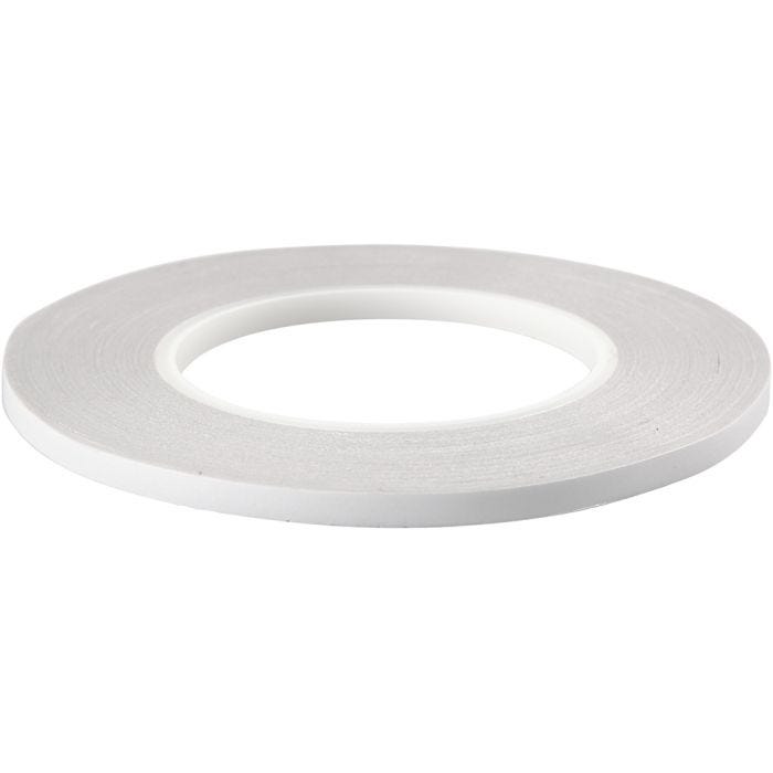 Double-Sided Adhesive Tape, W: 6 mm, 6x50 m/ 1 pack