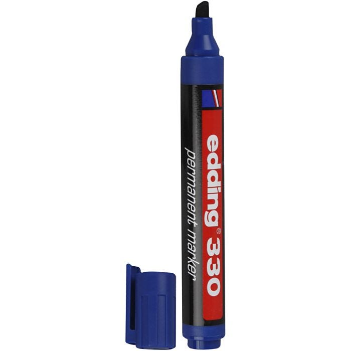 Edding 330 Marker, line 1-5 mm, blue, 1 pc