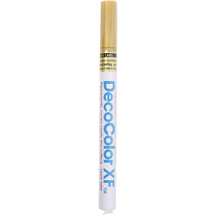 Deco Permanent Marker, line 1,2 mm, gold, 1 pc