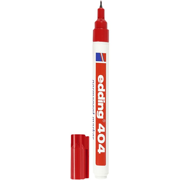 Edding 404 Marker, line 0,75 mm, red, 1 pc