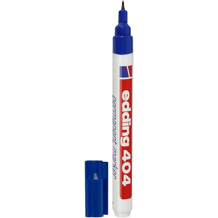 Edding 404 Marker, line 0,75 mm, blue, 1 pc