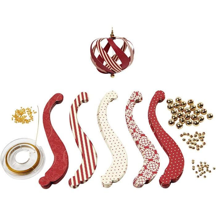 Paper Strips and fitting kit, L: 12.5 cm, W: 1,5 cm, 180 g, 12pc/ 1 pack