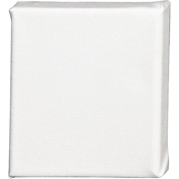 Canvas, D. 1.6 cm, size 10x10 cm, 360 g, white, 10pc/ 1 pack