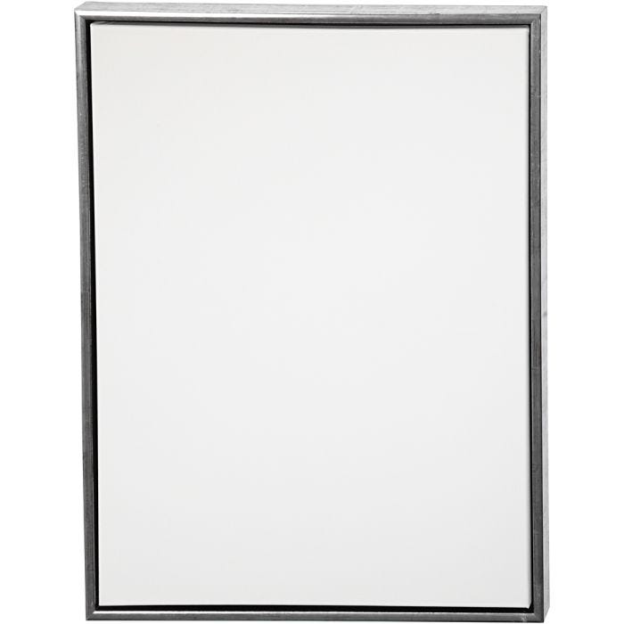 Canvas with Wooden Frame, size 60x80 cm, 360 g, antique silver, white, 1 pc